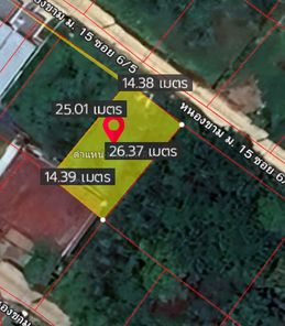ขายที่ดินติดถนนคอนกรีตบ.หนองขาม บึงหนองโคตร - ม.ภาค - บ้านกอก OLi1W3Lm