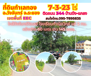 ขายที่ดินระยอง วังจันทร์ 7-3-23ไร่ ติดถนน 344 สายบ้านบึง-แกลง ใกล้วังจันทร์ วัลเลย์ สำนักงานใหญ่ EEC เขตนวัตกรรมเศรษฐกิจ EECi วังจันทร์-เขาชะเมา s1TvZCKm