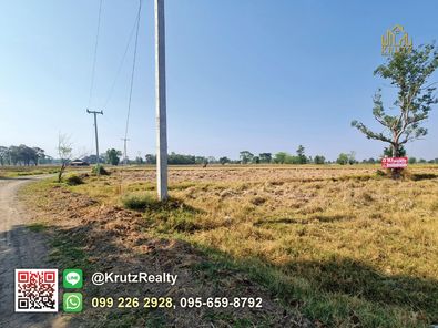 ขายด่วนที่ดินสวย ห่างจากหลังโรบินสัน 1.8 โล เนื้อที่ 5ไร่ 97 ตารางวา  ต.กระสัง อ.เมือง จ.บุรีรัมย์ KRUK95024 เทศบาลตำบลอิสาณ T4o4G4d9