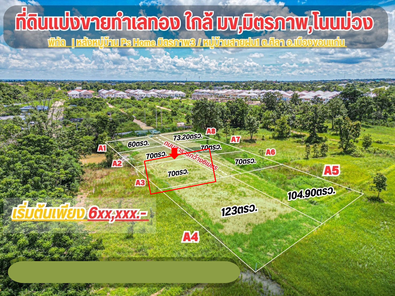 ขายที่ดินทำเลดี ใกล้ มข. โนนม่วง  พื้นที่ 70 ตรว. (แปลงที่3) หลังราชาซิตี้  หลังโครงการ PS HOME 3 ศิลา - โกทา - หนองไผ่ DMK0yfmg