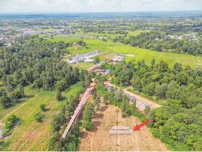 ขายที่ดินเปล่าบ้านหนองหลุบ #ใกล้ถนนเลี่ยงเมือง #สนามบินขอนแก่น ห่างจากถนนเลี่ยงเมือง 2.3 กม. แปลงด้านหน้าที่ดินเป็นโครงการบ้านค่ะ แดงใหญ่ oIqrCsd1