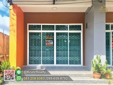 ขายอาคารพาณิชย์/สำนักงาน เนื้อที่ 23.8 ตารางวา โลเคชั่นเหมาะประกอบกิจการ ตำบลนอกเมือง อำเภอเมืองสุรินทร์ จังหวัดสุรินทร์  KRAM56002