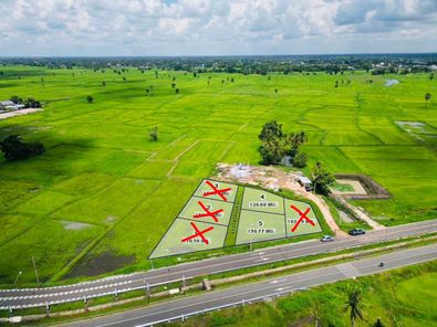 แบ่งขายที่ดินบุรีรัมย์ ตร.วา ละ 10,000 โฉนดครุฑแดงอยู่ใกล้คาเฟ่ เขากระโดง PIxPH1nh