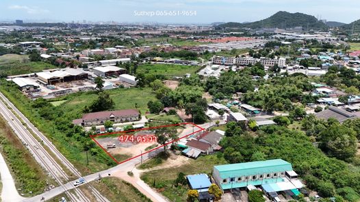 ขายที่ดินถมแล้วผังสีแดง เนื้อที่ 474 ตร.ว. ใกล้นิคมฯ แหลมฉบังและเซ็นทรัล ศรีราชา ชลบุรี บางพระ ศรีราชา ถนนเก้ากิโล สรุศักดิ์ myfspeLf