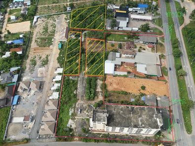 ขาย ที่ดิน พร้อม สิ่งปลูกสร้าง อ. แกลง จ. ระยอง เป็นโรงพยาบาล 6 ชั้น เนื้อที่ 6-3-78.6 ไร่