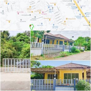 บ้านชั้นเดียวเนื้อที่เยอะ+พื้นที่พร้อมใช้สอยได้ทันที อยู่เกือบท้ายซอย เงียบสงบ บรรยากาศดี บ้านจั่น เมืองอุดรธานี