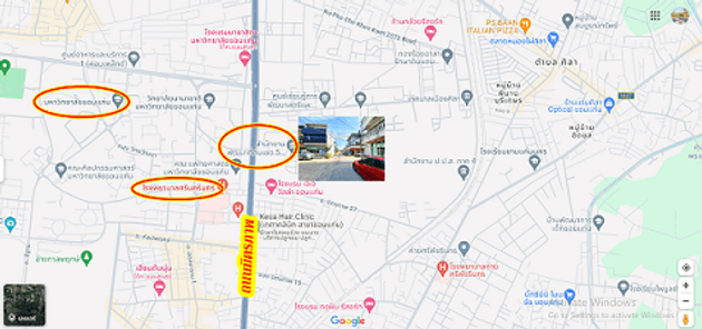 อาคารพาณิชย์ตึกเดี่ยวๆ ติดถนน2ด้าน ทำเลดี ตรงข้ามมหาลัยขอนแก่น Central-Campus รพ.ศรีนครินทร์/ราชพฤกษ์ 100ม.จากถนนมิตรภาพ แหล่งชุมชน-การศึกษา-กิน-เที่ยว-งาน 2ล็อคติดกัน 3ชั้น มีดาดฟ้า เมืองขอนแก่น