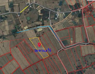 ที่นาติดคลอง 3 ด้าน ขนาด 20 ไร่ 0 งาน 16 ตร.วา ประโคนชัย 49xnxDeG