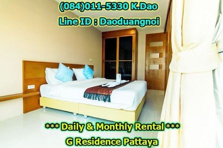 G Residence Pattaya *** Apartment for Rent *** 1-Bedroom Type