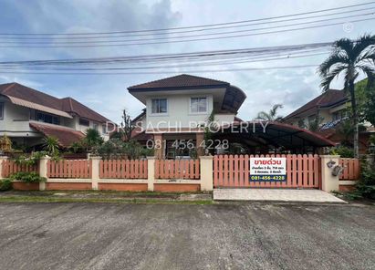 บ้านสวยพร้อมอยู่ 2 ชั้น ม.สุขใจ ทำเลดีมาก หลัง Makro, ใกล้สนามบินเชียงราย