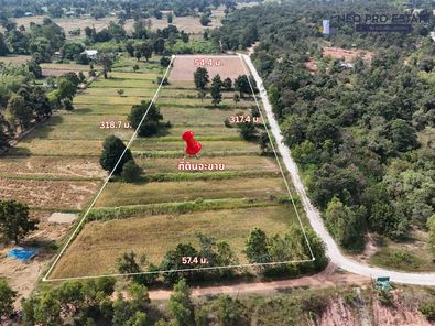 ขายที่ดิน หน้ากว้าง 317ม. | ไฟฟ้าถึง | ต.เมืองพล อ.พล จ.ขอนแก่น เมืองพล พล AtYKGryD