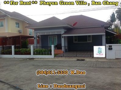 Phayun Green Ville, Ban Chang *** House for Rent ***