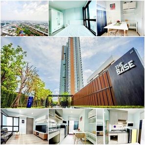 ให้เช่า! The Base Condo ขอนแก่น ห้องหัวมุมสุดพิเศษ ชั้น 24 วิวถนนมิตรภาพ panoramic โล่งกว้างสบายตา ใกล้ Central (คอนโดคุณภาพของ Sansiri)