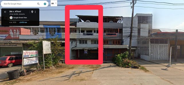 📍ขาย/เช่าอาคารพาณิชย์ 4 ชั้น  ติดถนนใหญ่ศรีจันทร์ ทำเลทอง ศักยภาพสูง อยู่ช่วงกลางระหว่างโชว์รูมรถยนต์และปั๊มน้ำมันพระคือ หน้าอาคารกว้าง 6 เมตร จอดรถด้านหน้าได้หลายคัน