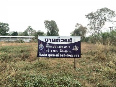 ขายที่ดินติดถนนใหญ่ ถมแล้ว 203 ตร.ว. เหมาะสร้างบ้าน ร้านค้า โกดัง ชุมเห็ด โกรกขี้หนู hjX36QRU