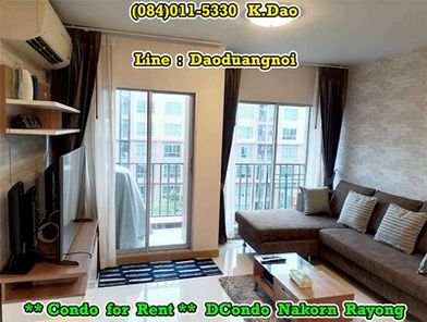 DCondo Nakorn Rayong *** 2-Bedroom Type *** Rayong City +++ Pool View +++