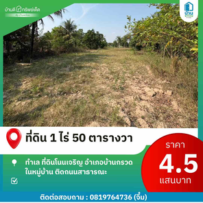 ขายที่ดิน โนนเจริญ บ้านกรวด NAwzjNyJ