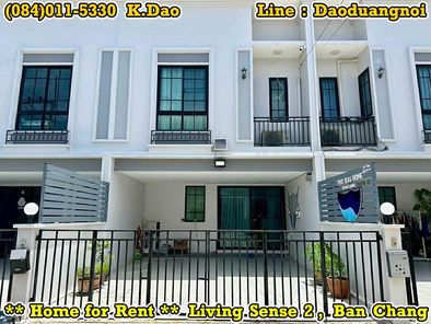 Living Sense 2, Ban Chang *** Townhome for Rent ***