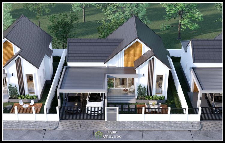 ภาพแบบบ้าน-บ้านเดี่ยวชั้นเดียว