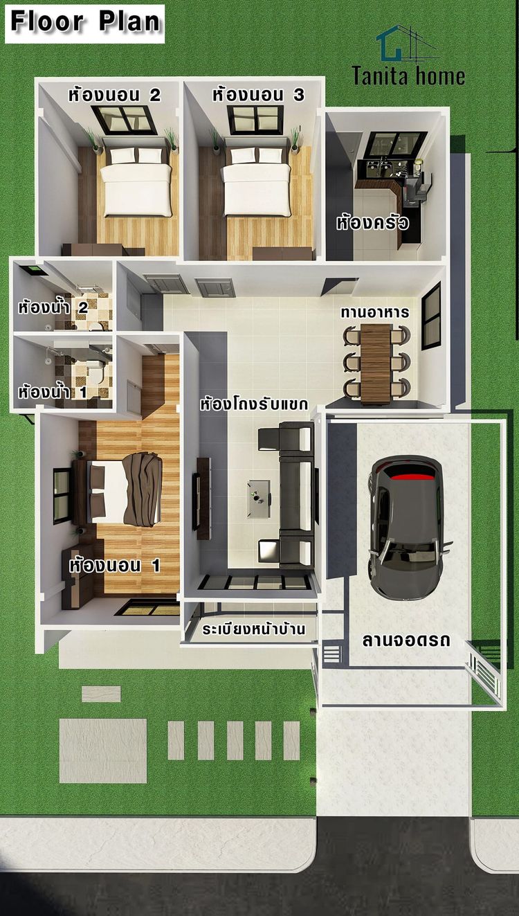 ภาพแบบบ้าน-บ้านเดี่ยว