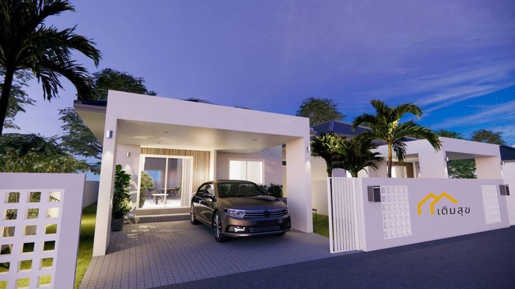 ภาพแบบบ้าน-บ้านเดี่ยวชั้นเดียว