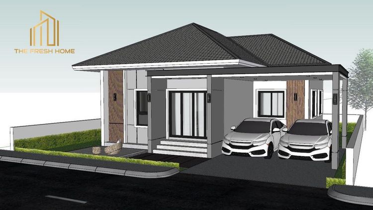 ภาพแบบบ้าน-บ้านเดี่ยวทรงปั้นหยา