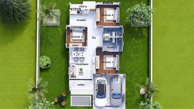 ภาพแบบบ้าน-บ้านเดี่ยว