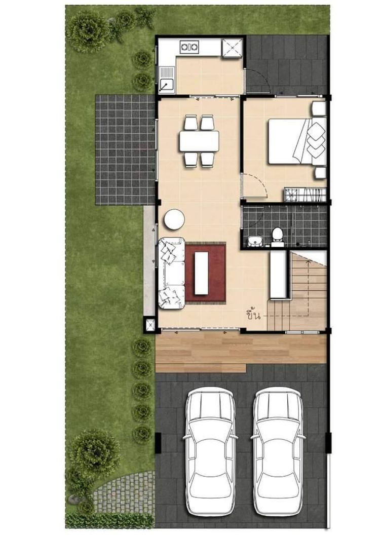 ภาพแบบบ้าน-TYPE A หน้ากว้าง 7.8เมตร