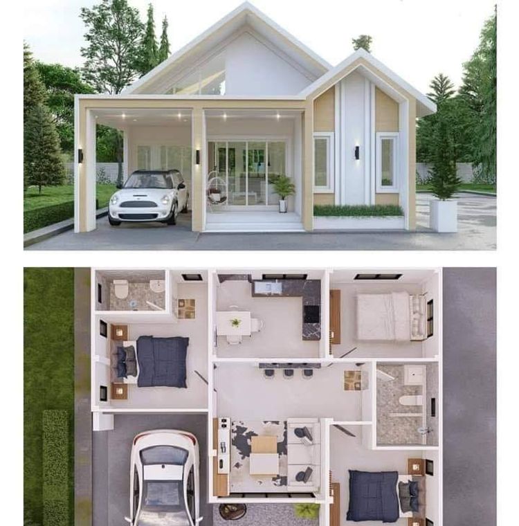 ภาพแบบบ้าน-ทาวน์โฮมชั้นเดียว