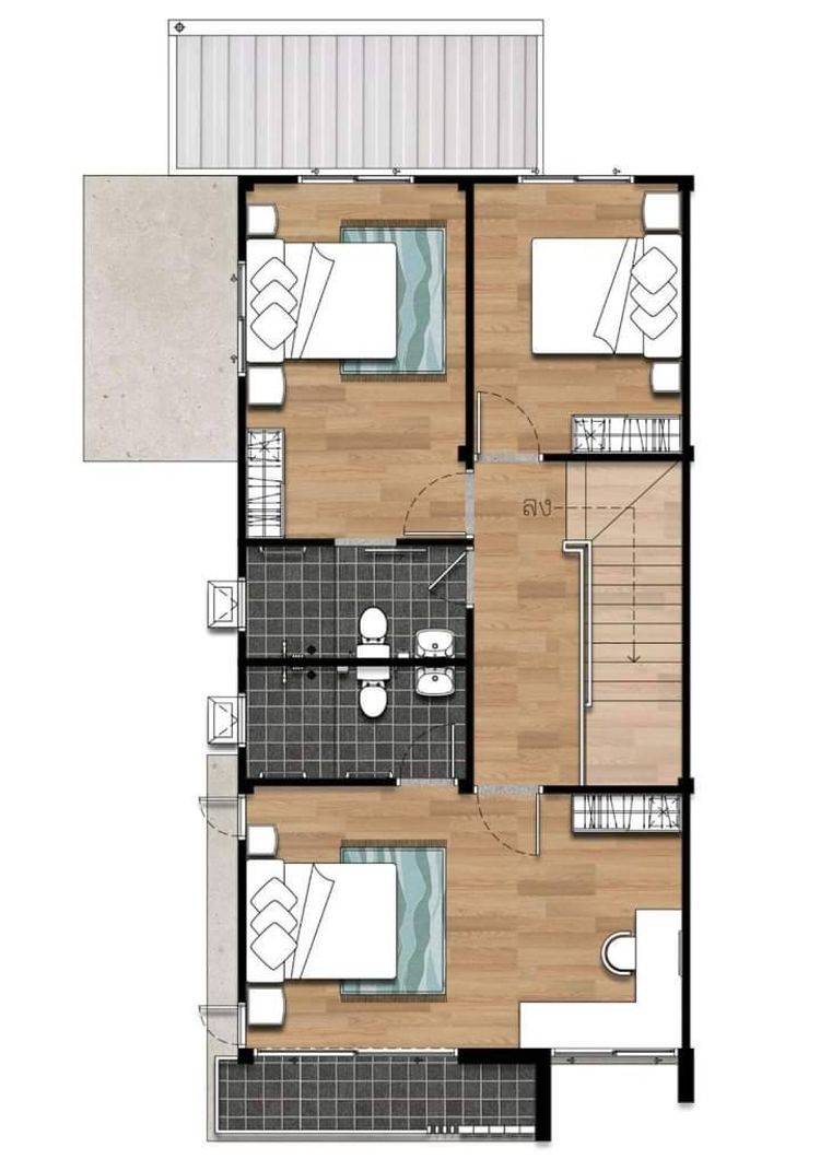 ภาพแบบบ้าน-TYPE A หน้ากว้าง 7.8เมตร