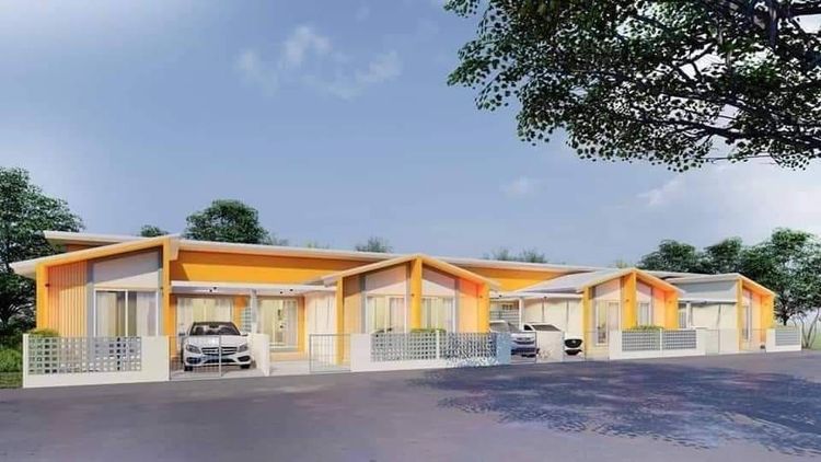 ภาพแบบบ้าน-ทาวน์โฮมชั้นเดียว