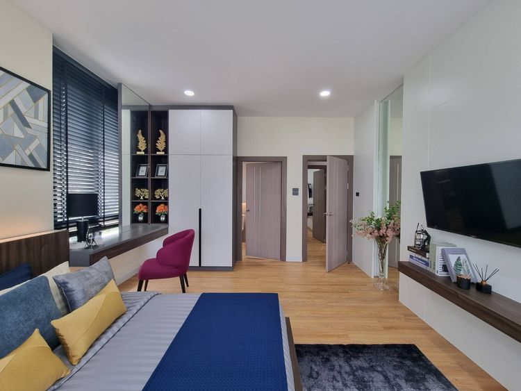 ภาพแบบบ้าน-บ้านเดี่ยว 2 ชั้น สไตล์โมเดิร์น