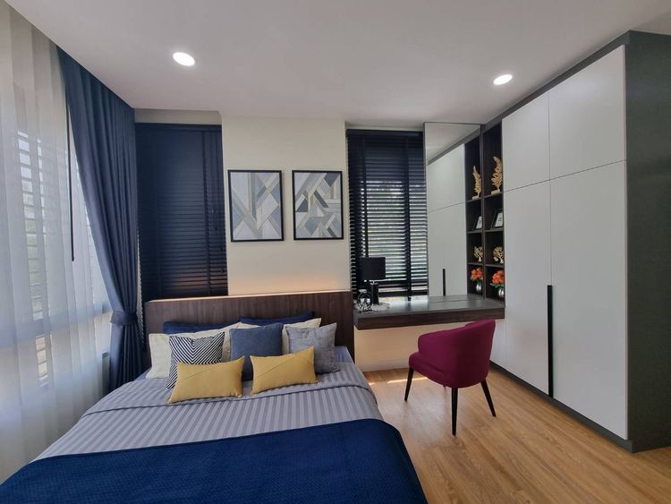 ภาพแบบบ้าน-บ้านเดี่ยว 2 ชั้น สไตล์โมเดิร์น