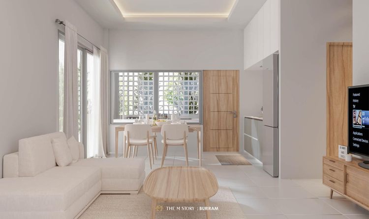 ภาพแบบบ้าน-เดอะ เอ็ม สตอรี่ ไทป์สองห้อง