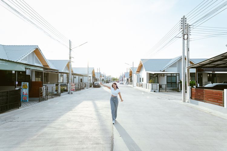 ภาพแบบบ้าน-ทาวน์โฮม 1 ชั้น