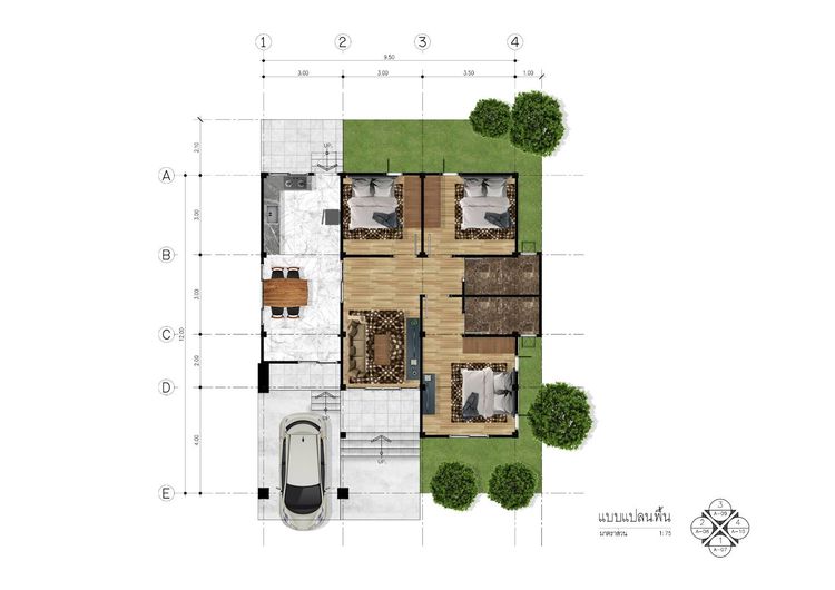 ภาพแบบบ้าน-โครงการสิริภัทร 9