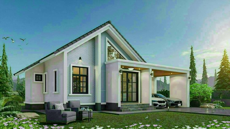 ภาพแบบบ้าน-บ้านสวนสไตล์นอดิก