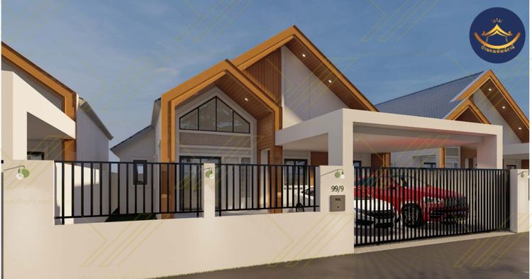 ภาพแบบบ้าน-Type A บ้านชั้นเดี่ยว หลังคาทรงนอร์ดิก