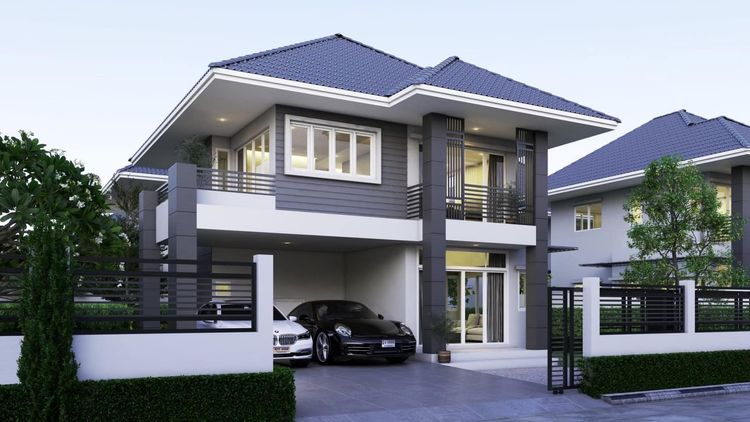 ภาพแบบบ้าน-บ้านNalin Ville