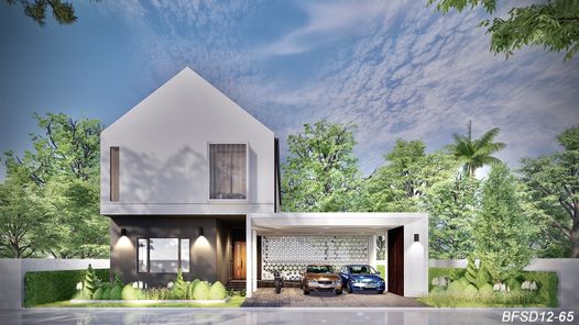 แบบบ้านสไตล์มินิมอล ทรอปิคอล mq714F5E