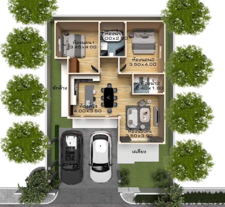 ภาพแบบบ้าน-บ้านเดี่ยว