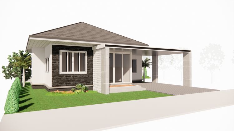 ภาพแบบบ้าน-บ้านอยู่เย็น เป็นสุข