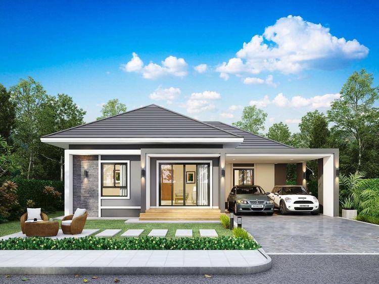 ภาพแบบบ้าน-บ้านไกรศร แบบบ้านสไตล์ปั้นหยา