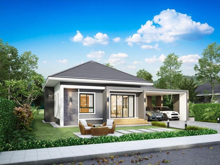 ภาพแบบบ้าน-บ้านไกรศร แบบบ้านสไตล์ปั้นหยา