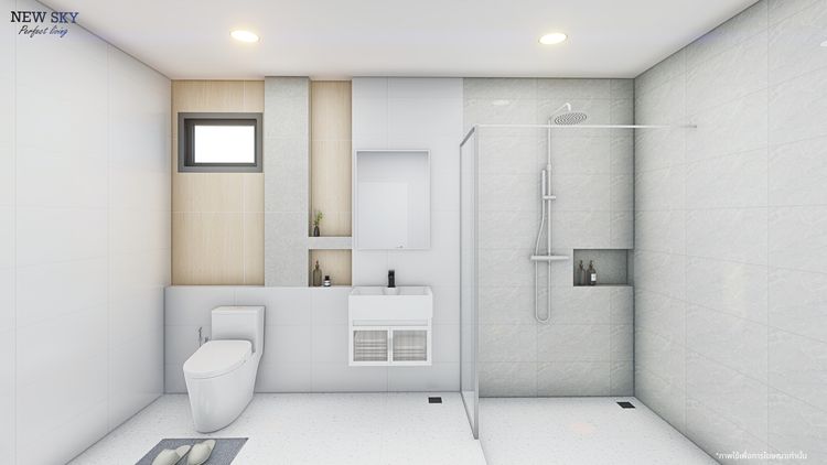 ภาพแบบบ้าน-บ้านแฝดกับบรรยากาศสุดส่วนตัว