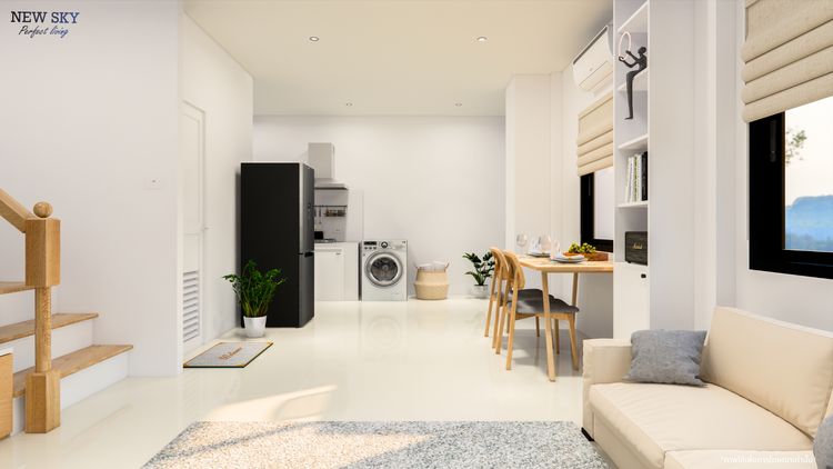 ภาพแบบบ้าน-บ้านแฝดกับบรรยากาศสุดส่วนตัว