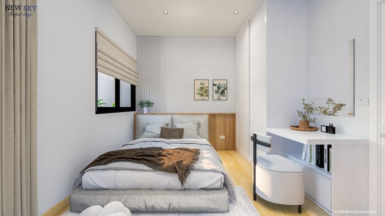 ภาพแบบบ้าน-บ้านแฝดกับบรรยากาศสุดส่วนตัว