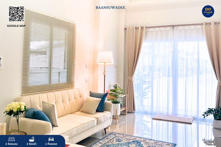 ภาพแบบบ้าน-บ้านแฝด 2 ห้องนอน