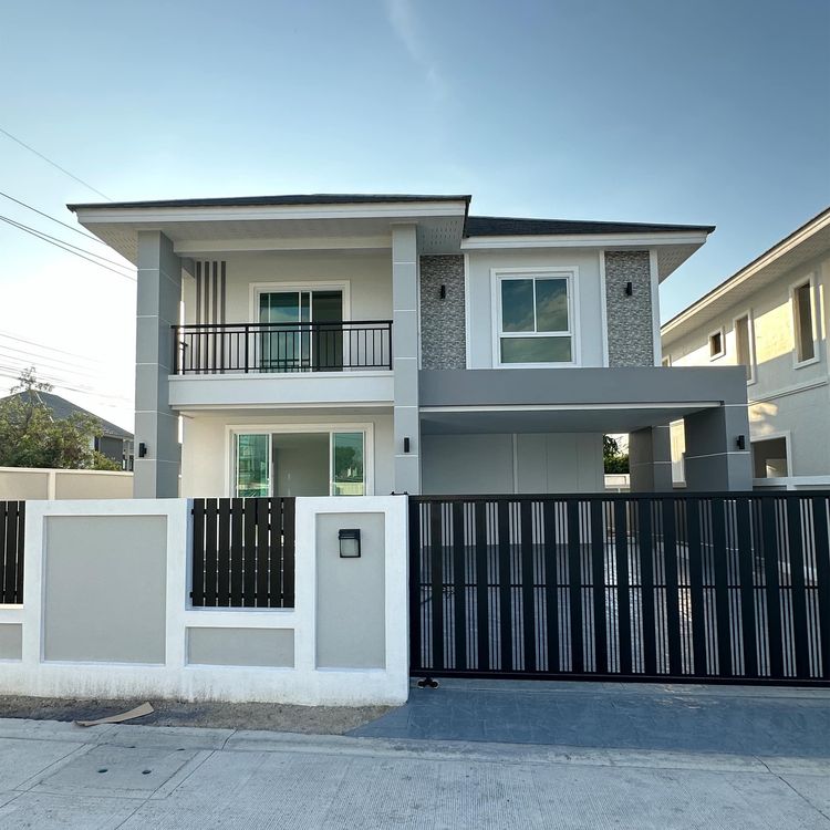 ภาพแบบบ้าน-บ้านสวยหลังใหญ่สไตล์ Modern