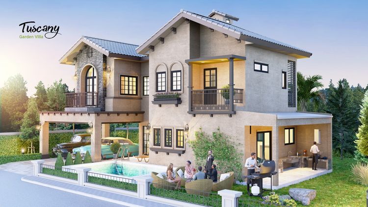 ภาพแบบบ้าน-Grand Tuscany Pool Vill 